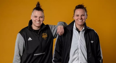 Liz Sowers and Katie Sowers