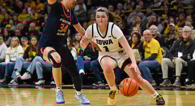The Hawkeyes pulled off a come from behind win on Thursday night. (Photo by Dennis Scheidt)