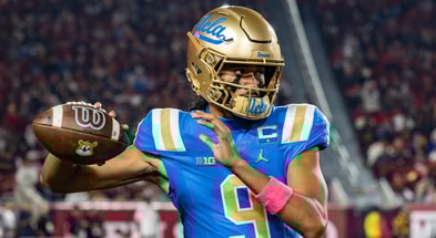UCLA quarterback Nico Iamaleava in action against USC.