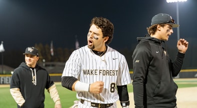 wake baseball doubleheader sweep