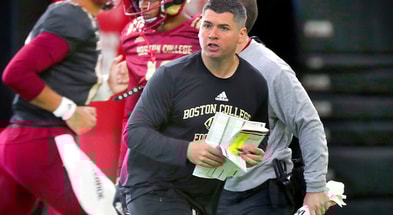 Boston College QB Coach Jonathan DiBiaso