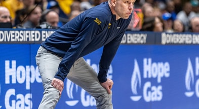 West Virginia head coach Ross Hodge