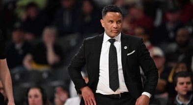 Georgia Tech head coach Damon Stoudamire