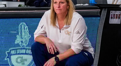 Georgia Tech women's head coach Karen Blair