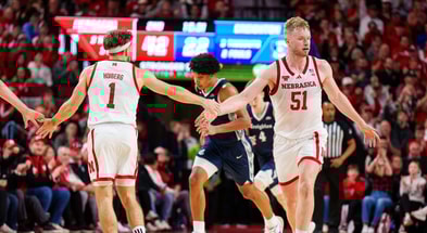 Rienk Mast Sam Hoiberg Nebraska basketball