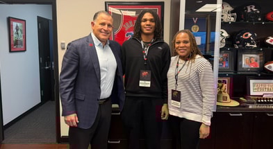 2027 wide receiver recruit Anthony Henderson Jr. on a Rutgers visit