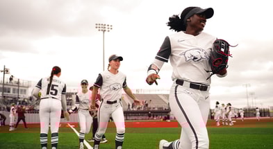 Arkansas softball players