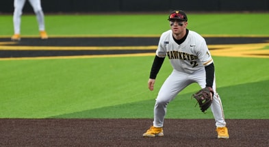 The Hawkeyes defeated St Thomas on Tuesday afternoon. (Photo by Dennis Scheidt)