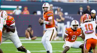 carson beck syr game