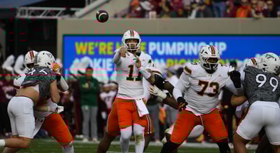 carson beck vt throw