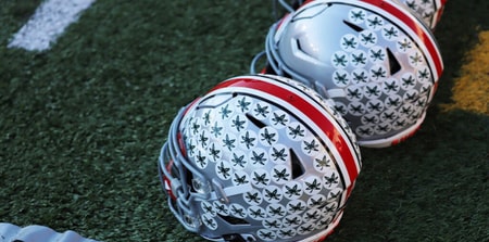 Ohio State helmet by Matt Parker/Lettermen Row