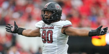 South Carolina defensive lineman TJ Sanders. (Photo by Chris Gillespie/GamecockCentral)