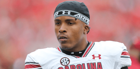 South Carolina defensive end Desmond Umeozulu during the Georgia game