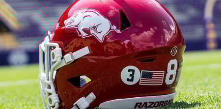greg brooks arkansas helmet decal