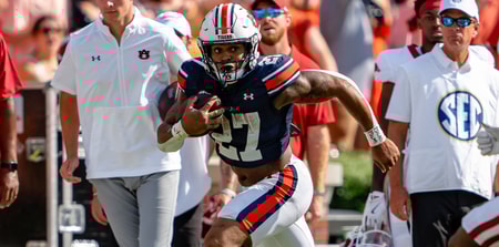 Jarquez Hunter (Photo by Matt Rudolph/Auburn Live)