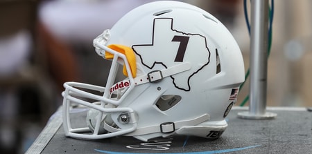 Texas State Bobcats helmet