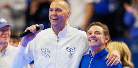 Kentucky HC Mark Pope, Rick Pitino