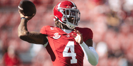 Alabama QB Jalen Milroe