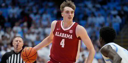 Alabama forward Grant Nelson
