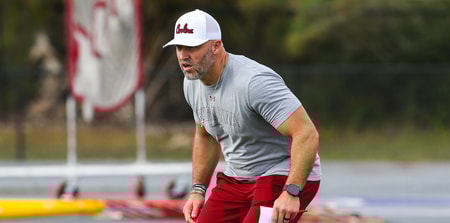 South Carolina WRs coach Mike Furrey (Photo: Katie Dugan | GamecockCentral.com)
