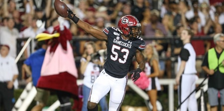 South Carolina football alum Ernest Jones. Photo by: CJ Driggers | GamecockCentral