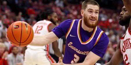 Evansville guard Cam Haffner