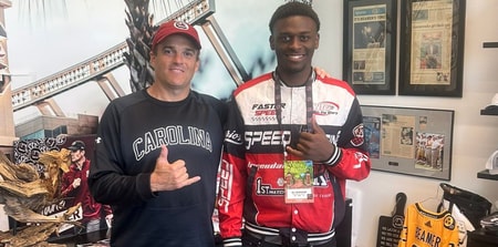 south carolina gamecocks db kj johnson