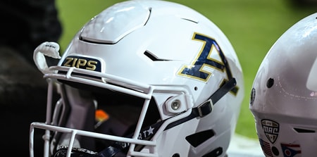 Akron Zips football helmet