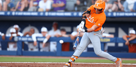 Tennessee Baseball. Credit: Tennessee Athletics/Kate Luffma