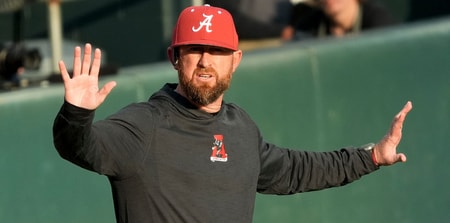 Alabama baseball coach Rob Vaughn