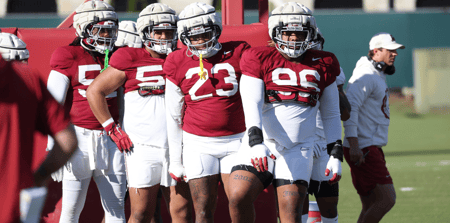 Alabama DL James Smith and Tim Keenan