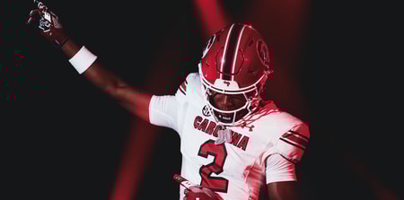Jowell Combay pictured during his South Carolina official visit (Photo: Jowell Combay | X)