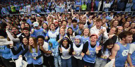 North Carolina Tar Heels fans