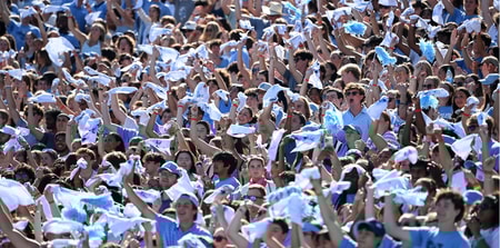 North Carolina Tar Heels fans