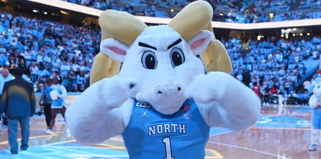 North Carolina Tar Heels mascot