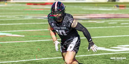 Texas Tech linebacker Jacob Rodriguez
