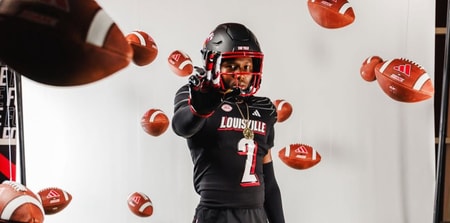 Devonte Anderson at his Louisville visit on May 30
