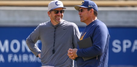 Cal head coach Justin Wilcox and general manager Ron Rivera