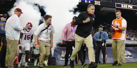 Rutgers Football Head Coach Greg Schiano in the Rate Bowl