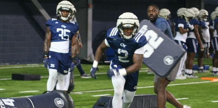 EJ Lightsey at Georgia Tech practice