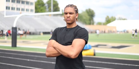 Kaleb Elkins by Mick Walker -- Lettermen Row --