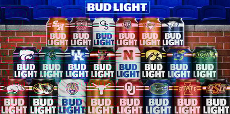 Bud Light College Football limited edition cans