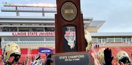 IHSA state football trophy images EDGYTIM