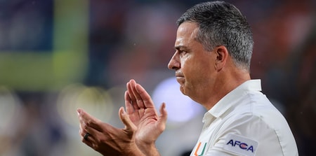 Miami coach Mario Cristobal