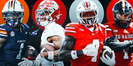 highest paid college football wide receivers