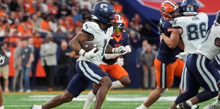 UConn Huskies wide receiver Skyler Bell