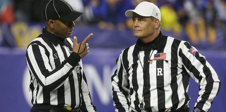 ACC referees Brian Perry and Gary Patterson