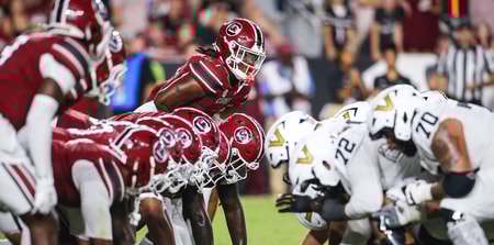 South Carolina players against Vanderbilt (Photo: Katie Dugan | GamecockCentral.com)