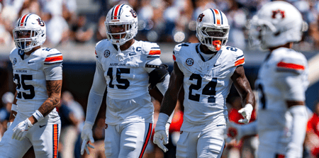 Keldric Faulk and Keyron Crawford (Photo by Matt Rudolph/AuburnSports)