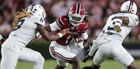 south carolina gamecocks running back rahsul faison